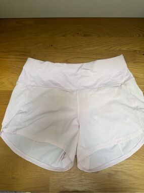 lululemon athletica Pale Pink Performance Running Shorts